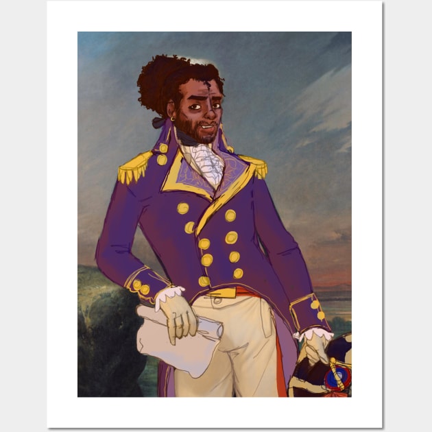 Lafayette Hamilton Fanart Wall Art by tessav11